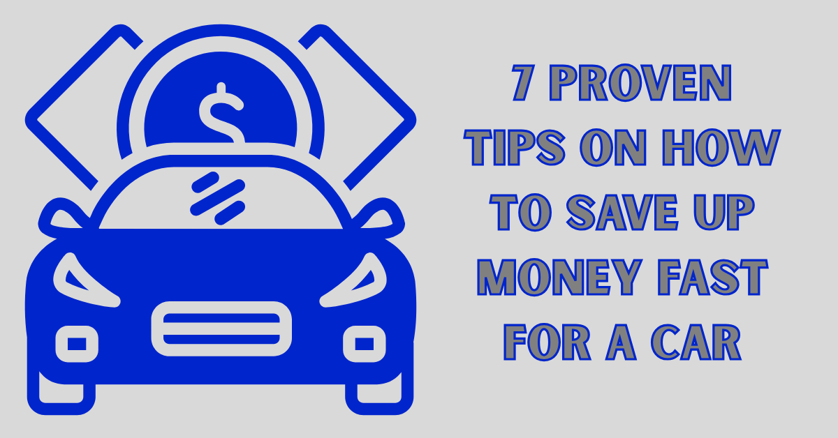 how to save for a car on a low income